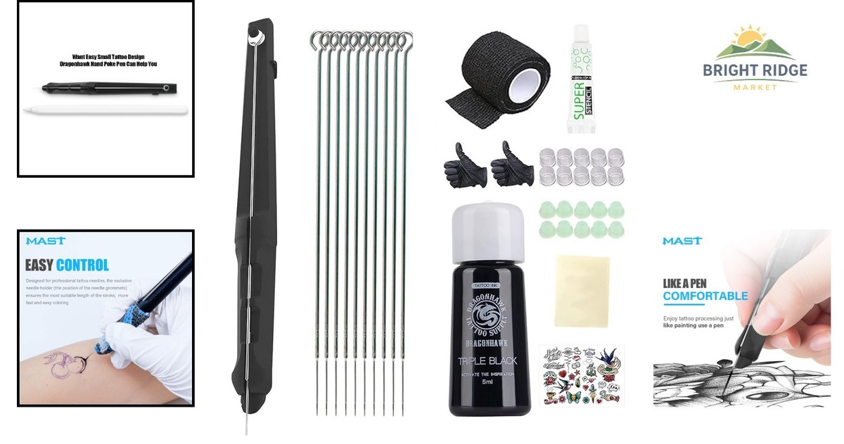 DIY Tattoo Kit with Professional Features for Beginners and