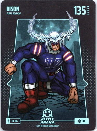 Bo Jackson Battle Arena Alpha Update Bison 1st Edition Ice Foil Josh Allen