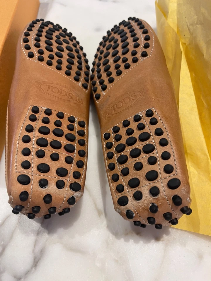 TOD’S City Gommino Driver’s, Mocasines Gamuza Penny Mujer’s Talla 36.5, Cuero Foto 4 de 4