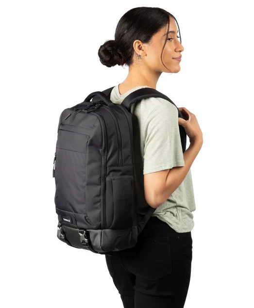 Timbuk2 The Authority Pack DLX  17″ Eco Black Deluxe Work Travel Laptop Backpack