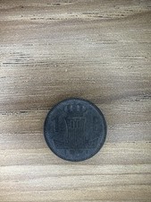 1941  1 FRANC WWII  GERMAN OCCUPATION OF BELGIUM-FRENCH LEGEND