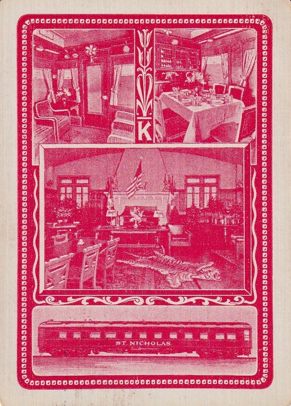 Railroad Collectibles-Pullman W.F. KENNEY St. Nicholas Palace -Swap Single Card