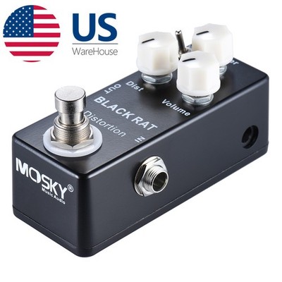 Mosky Classic T-turbo Rat Distortion Guitar Effect Pedal Based on ProCo RAT LED