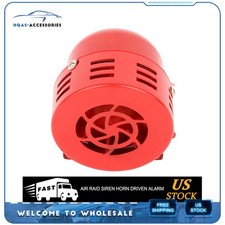 12v 110db Automotive Horns Air Raid Siren Horn Driven Alarm Car Truck Motor