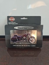 Vintage Harley Davidson Collector's Tin 1998 Set Of 2 New Sealed Playing Cards