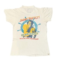 Vintage Jimmy Buffett Floridays 1986 Tour T-shirt M/L 
