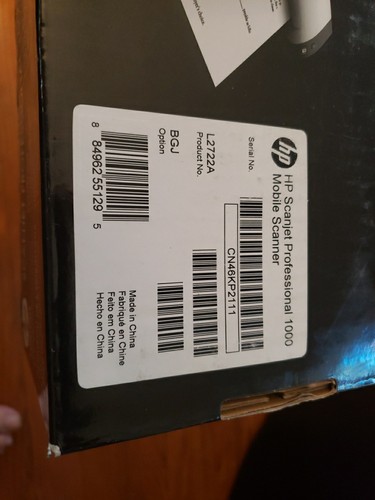 HP Scanjet Professional 1000 Mobile Scanner L2722A - New & Sealed - Picture 4 of 6