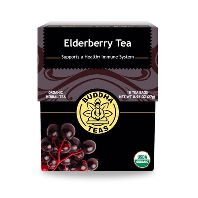- Organic Elderberry - Tea - For & Wellbeing - With Antioxidants & Minerals -...