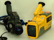 Sony Handycam Sports Video 8 Camcorder CCD-SP7 F77 Parts or Repair