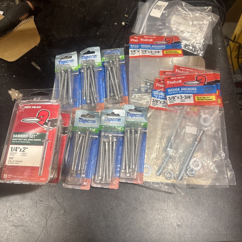 Red Head TruBolt® 3/8 x 3-3/4 Inch Concrete Anchors Plus More