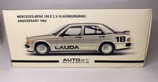 AUTOART MERCEDES-BENZ 190 E 2.3-16 NURBURGRING 1984 LAUDA ANNIVERSARY 1/18