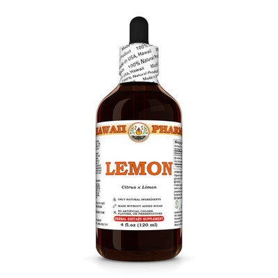 Lemon (Citrus x Limon) Dried Peel Liquid Herbal Extract