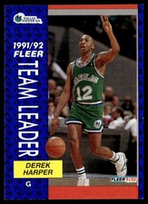 1991-92 Fleer Derek Harper Dallas Mavericks #377