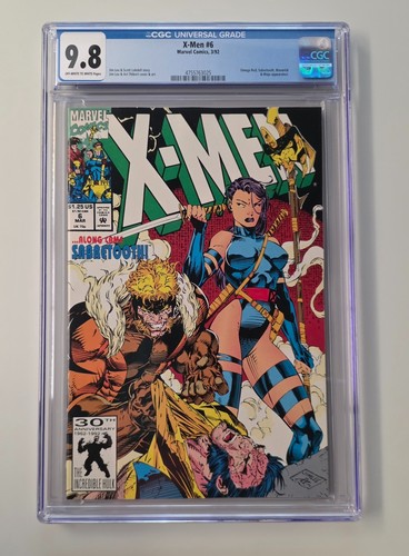 X-MEN #6 CGC 9.8 New Slab - Jim Lee