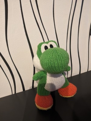 Mega Yarn Yoshi amiibo (ohne OVP)