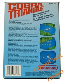 COBRA TRIANGLE complet nes cartouche jeu course bateau Nintendo notice PAL test&eacute;