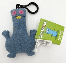 Little Uglies Plush Fea Bea Uglydoll 4" Keychain Backpack Bag Clip NWT
