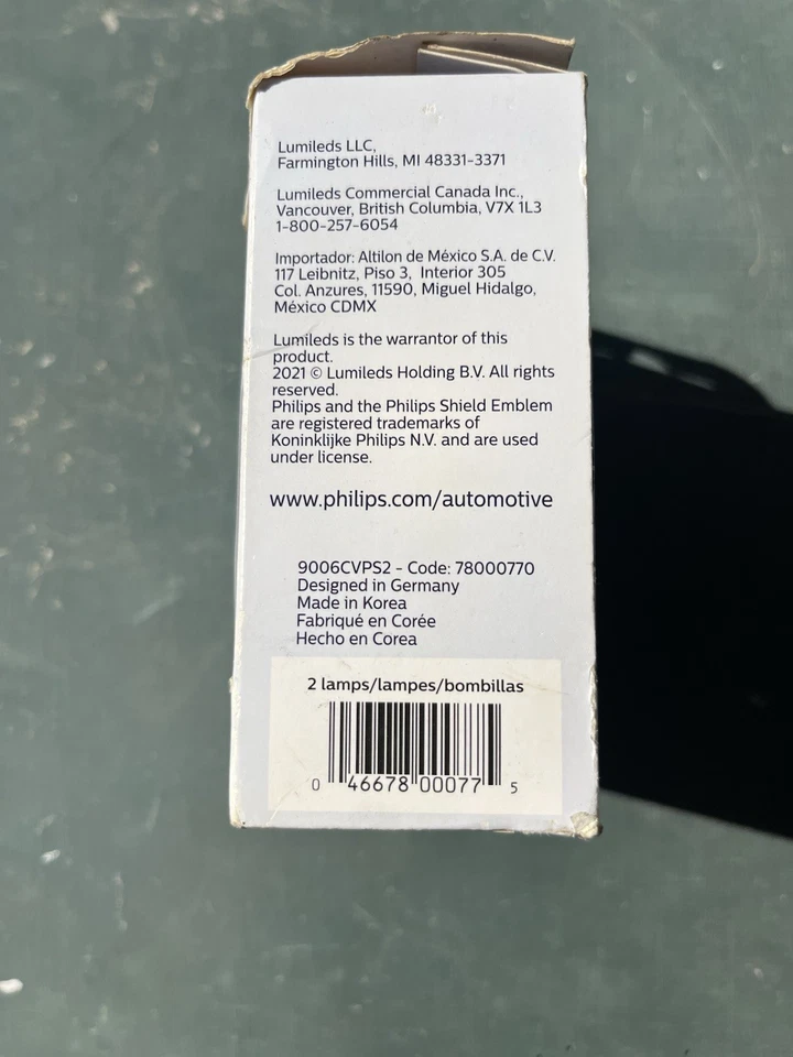 9006CVPS2 Philips Set of 2 Headlight Bulbs Lamps  Driver or Passenger Side Pair - Image 3 of 3