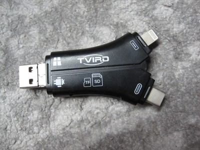 I-Flash Device HD 4 In 1 Card Reader USB iphone Android SD TF Mac Ipad Micro USB