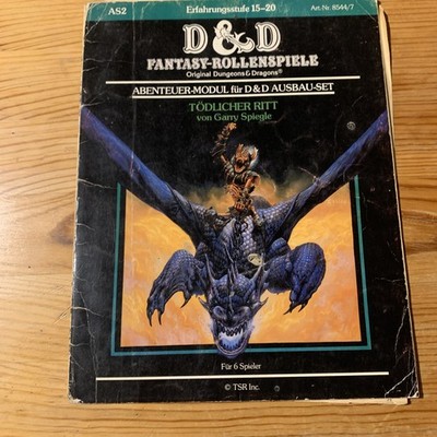 D&D - Dungeons & Dragons - Tödlicher Ritt- Abenteuer, AS2