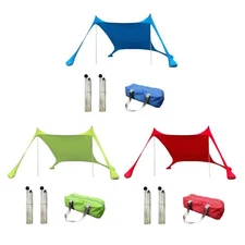 One-piece Beach Can Sun Shade Shelter Tent for Outdoor Waterproof UV Resistant 