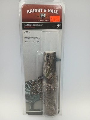 Knight & Hale Magnum Clucker Goose Call Mossy Oak Duck Blind Camouflage