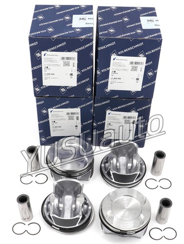 KS 4pcs Pistons & Rings Φ84mm Φ22mm / 10:1 for 2.0T BMW 328i 428i X3 X4 N20B20A