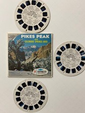Viewmaster Reels, Pikes Peak and Colorado Springs Area, Set of 3 Reels