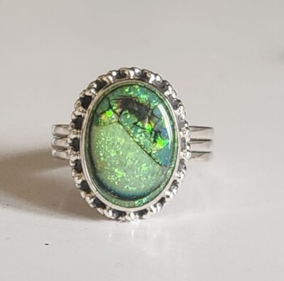 MONARCH OPAL GEMSTONE 925 SOLID STERLING SILVER