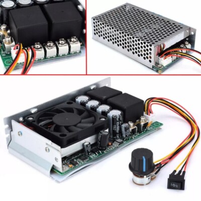 10-50V 100A 5000W Reversible DC Motor Speed Controller PWM Control Soft Start