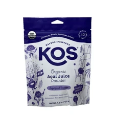 KOS Organic Acai Juice Powder - 40 servings BB 11/25