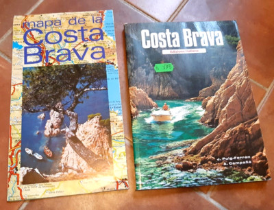 COSTA BRAVA - GUIDE ITALIENISCHE AUSGABE + KARTE (ED. 1985)