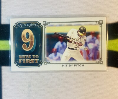 2020 Topps Allen and Ginter Mini 9 Ways to First Base #M9WF4 Hit By Pitch