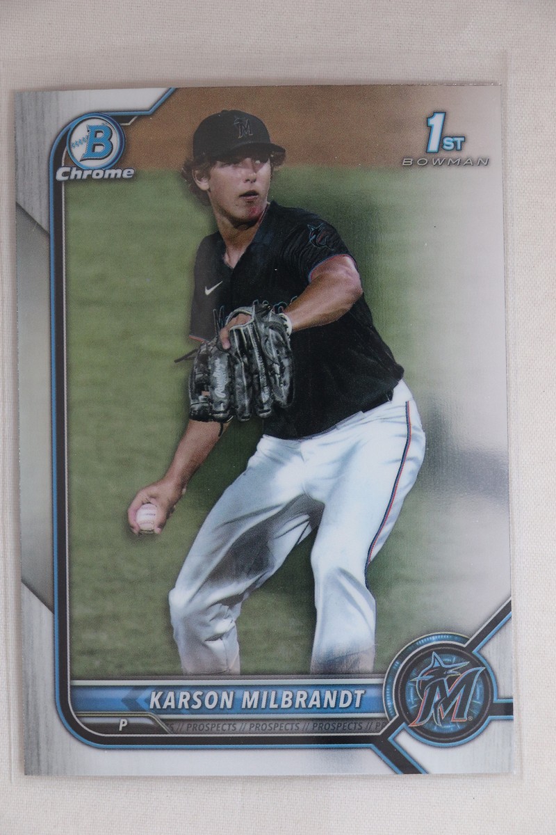 TOPPS １ST Bowman Karson Milbrandt - 2022 Bowman Draft Baseball 1st Bowman Chrome
