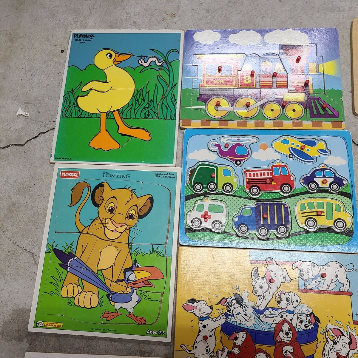 6 PETITS PUZZLE en bois Animaux Pour Enfants Vintage EUR 1,00 - PicClick FR