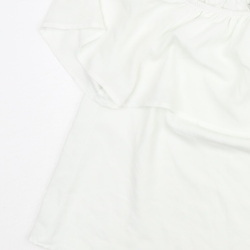 Stradivarius Womens White Polyester Basic Blouse … - image 7