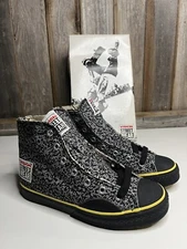 Vintage RARE Black Vision Street Wear Skate HiTop Shoes Size 5 1/2 NOS NIB 86