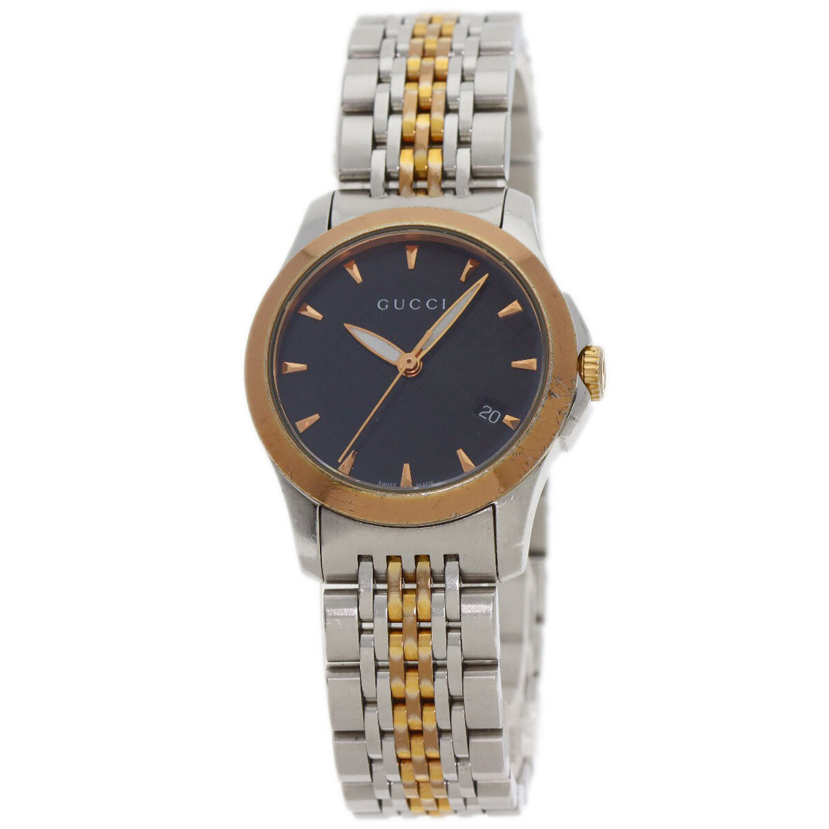 GUCCI 腕時計 126.5 ステンレススチール GUCCI G timeless Watches 126.5 Stainless Steel/SSxGP Ladies