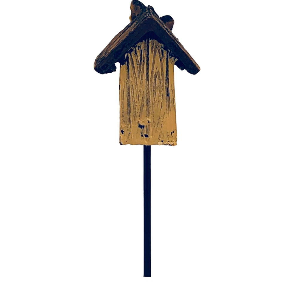 FLORES E BORBOLETAS PARA CASA DE PÁSSARO DE FADA 4,5" - Imagem 2 de 3