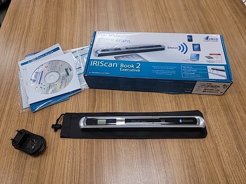 IRIScan Book 2 Executive Scanner For Window Mac Bluetooth Text File PDF - Opened
