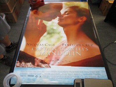 Captain Corelli's Mandolin Movie Theater Poster Double Sided 27x40