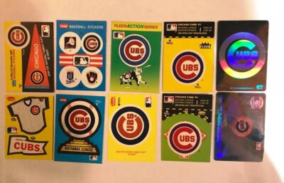 CHICAGO CUBS TEAM STICKERS LOT OF 10. | eBay