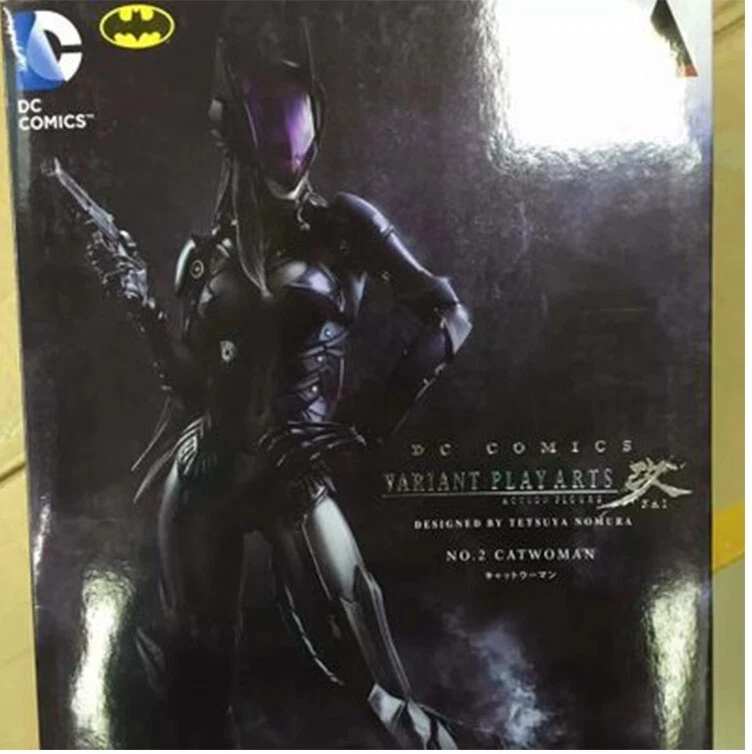Play Arts Kai Catwoman Tetsuya Nomura Action Figures Accessories Model Boxed Toy - Image 2 of 4