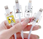 Cable Protector Cable Protection Cover Lightning Cable Snoopy Set of 4