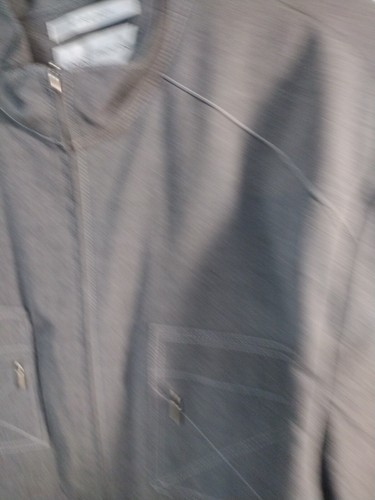 Evan-Picone Blazer 24W Gray Lined Full Zipper Suit Jacket Stretch - Picture 6 of 22