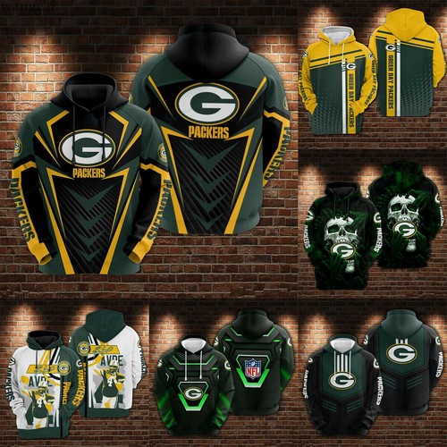 Green Bay Packers Hoodie Hooded Sweat 