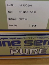 1pcs New FUJIKIN Pneumatic Diaphragm Valve NFUND-91G-6.35