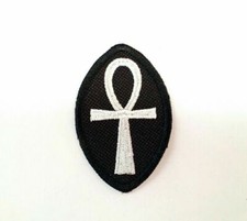 Ankh Patch Embroidered Iron/Sew on Egyptian Mysticism Symbols Fortune Ancient W