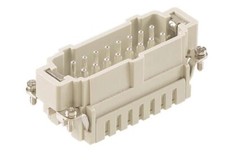 Harting Han 16 ES-M insert / 09330162616