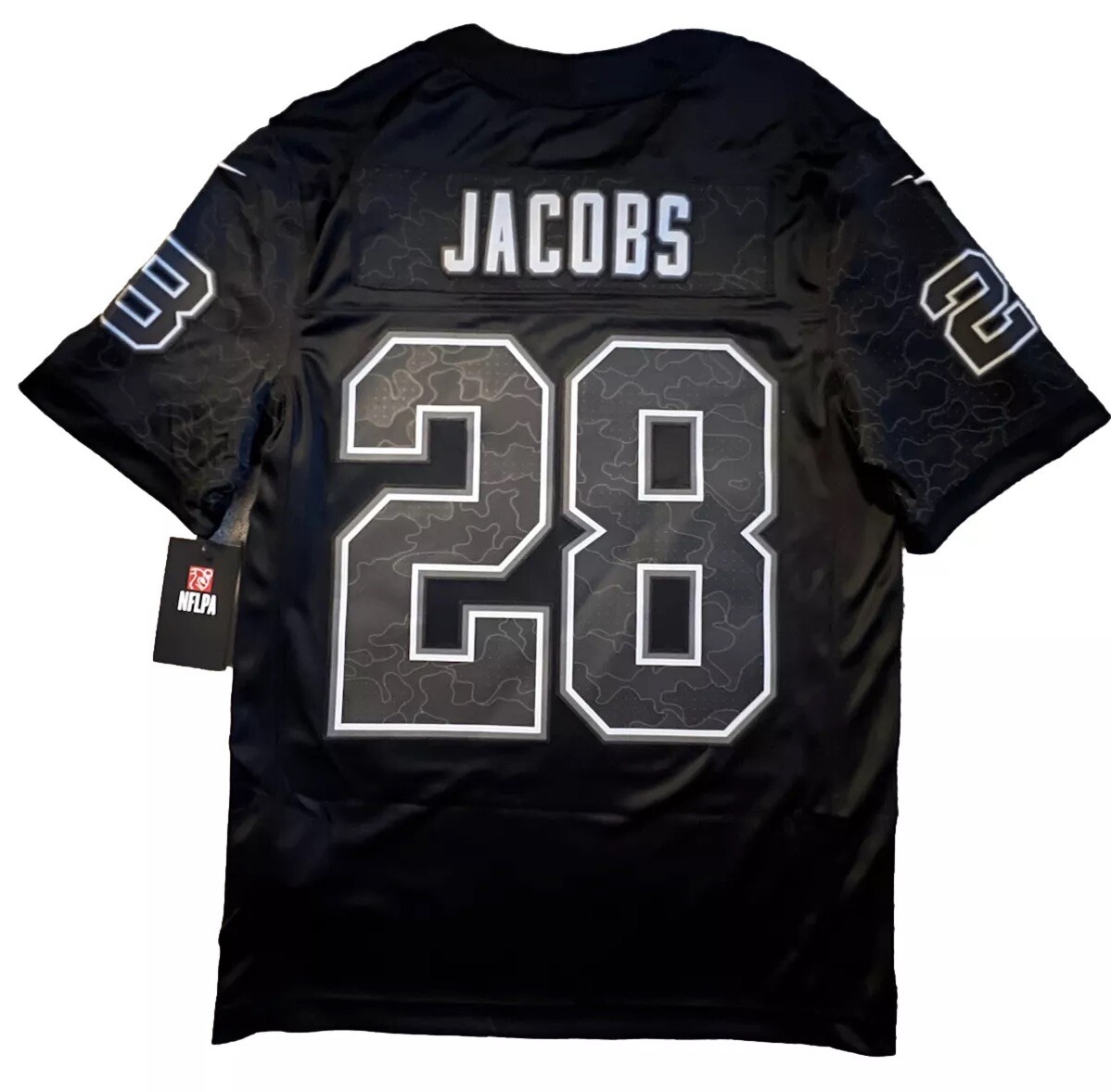 NFL レイダース ジョシュジェイコブス ウェア Nike NFL Vegas RAIDERS Jacobs Black Camo Reflective LIMITED